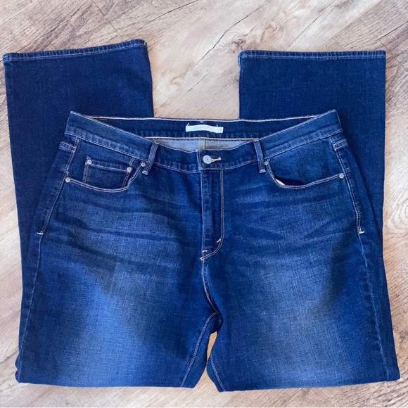 Levi's 515 Bootcut Indigo Denim Jeans - Picture 3 of 9